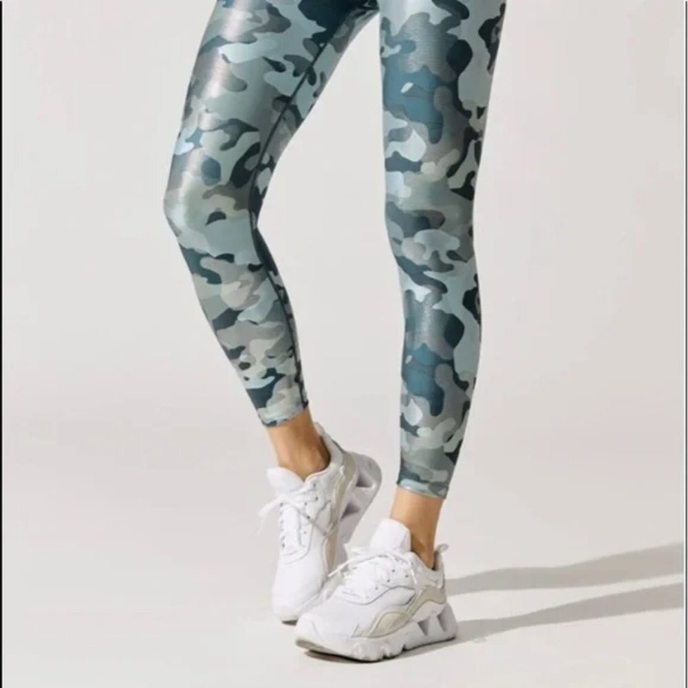 New Carbon38 Metallic Camo 7/8 Legging size Small… - image 5